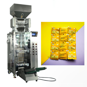 Multi lines sugar salt spice granule coffee granule sachet packing machine